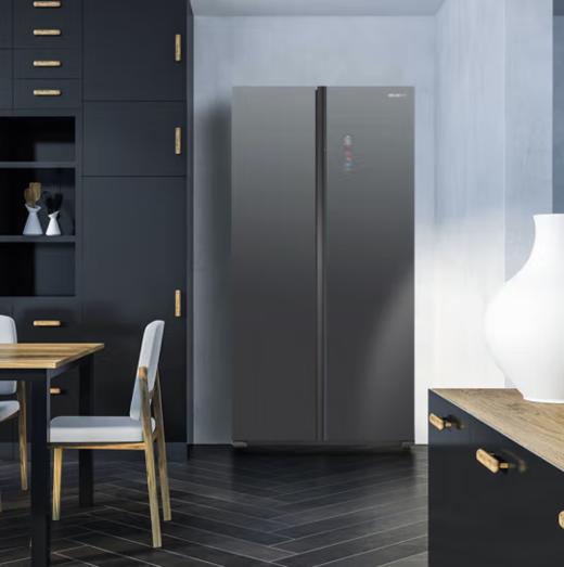 美菱（MeiLing）（202802）【线下同款】对开门双开门玻璃面板冰箱 家用底部散热超薄嵌入式智能一级能效双变频无霜大冰箱 BCD-619WPBDZ 商品图1