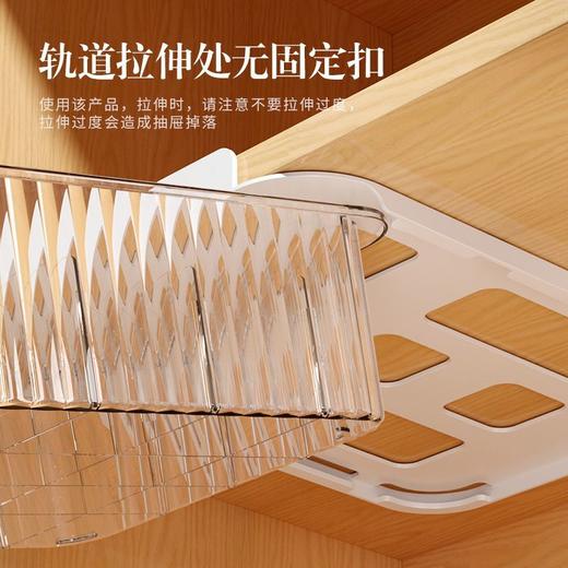 内衣收纳盒抽屉式内裤袜子文胸整理盒家用衣柜透明分格带盖储物箱 商品图3