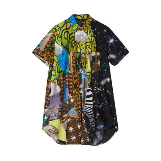 【自营】JNBY/江南布衣  夏衬衫宽松短袖A型衬衣女 5N6210810 商品图0