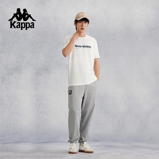 kappa卡帕背靠背男士t恤短袖2024新款夏季运动跑步半袖休闲上衣男K0E52TD27 商品图4