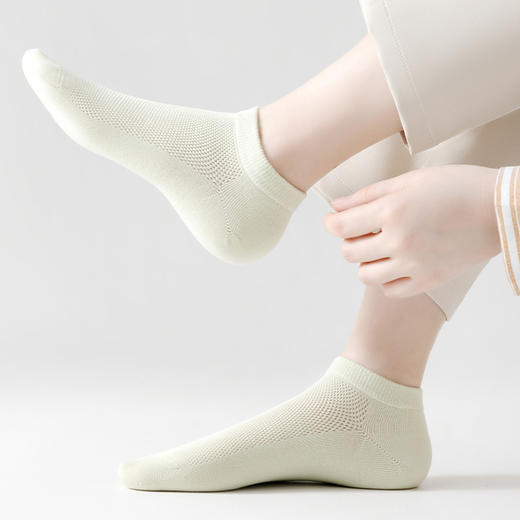 匹马棉网眼长短款男女袜｜进口匹马棉、舒适干爽【G】 商品图3