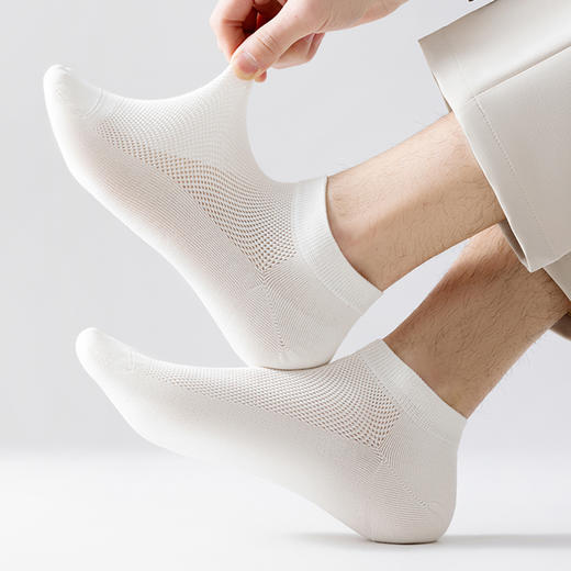 匹马棉网眼长短款男女袜｜进口匹马棉、舒适干爽【G】 商品图5