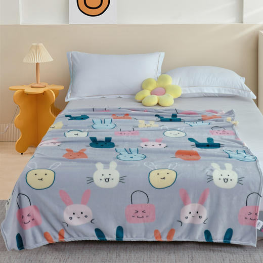 【洁丽雅】 萌萌兔搭搭毯 JLY-TD897 150*200cm 商品图1