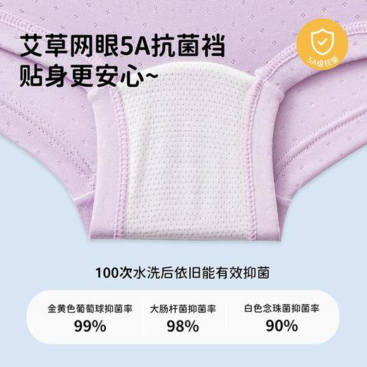 3部顶瓜瓜女童蛋糕兔网眼平角内裤3条装DTZWNK-AT6807 商品图3