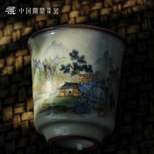 问鼎哥窑精工款幽韵杯（山水人家） 商品图1