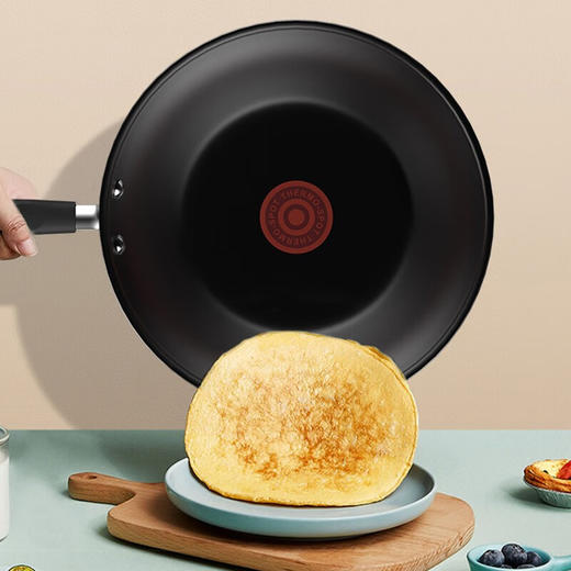 苏泊尔（SUPOR）火红点不锈钢煎炒锅燃气电磁炉通用 VJ28CS01 商品图3