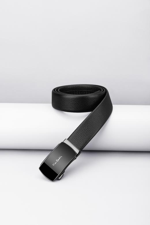 皮尔卡丹头层牛皮皮带男款商务休闲都市自动扣男士腰带高级感牛皮男式裤腰带 商品图7