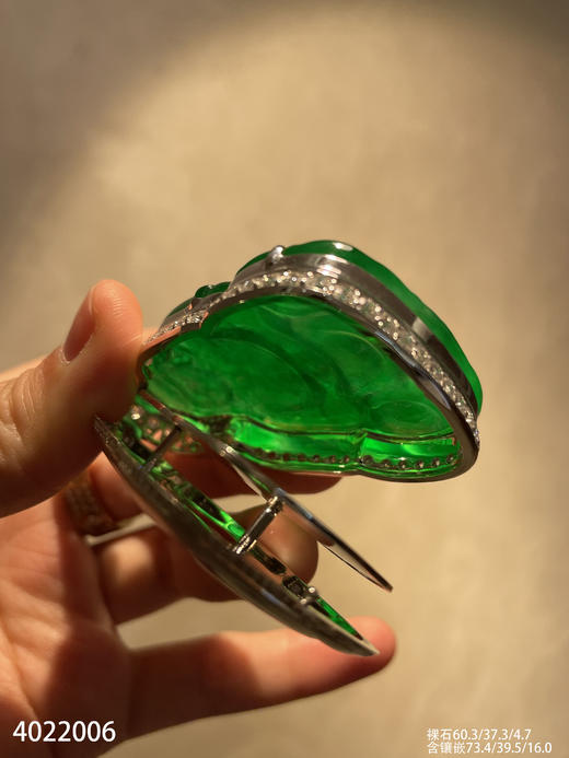 老坑艳绿观音吊坠【4022006】具体价格微信咨询 商品图7
