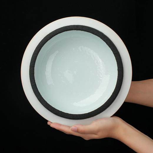 台湾陶艺大家 陈庆 聚宝罐 磨釉蝴蝶兰招财大摆件家用办公室风水罐客厅店铺大容量储存罐 商品图5