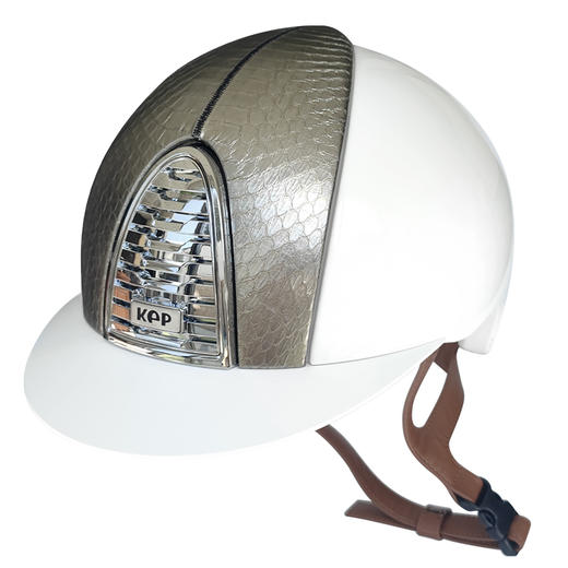 KEP马术头盔意大利进口白色骑马头盔个性定制头盔CROMO2.0 商品图4