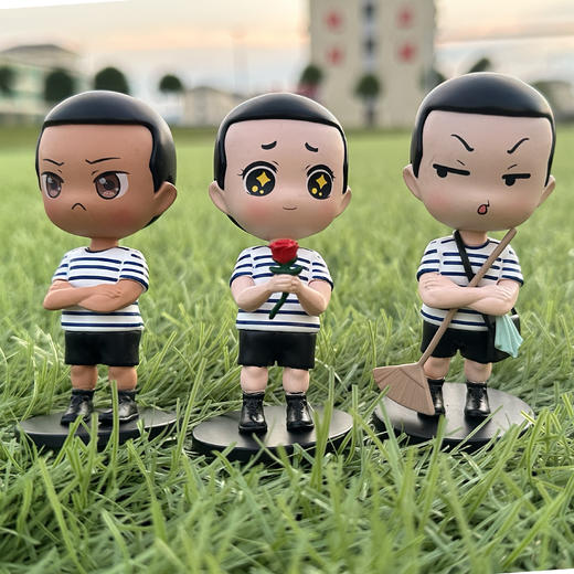 【小萌体能手办系列】8cm体能手办公仔摆件 创意造型玩具手办车载摆件m 商品图5