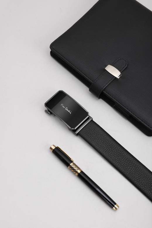 皮尔卡丹男士牛皮皮带自动扣官方正品都市休闲腰带 商品图10