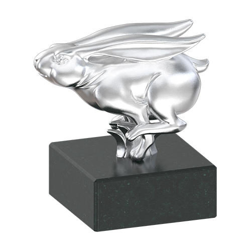 《福运生肖》吉祥十二生肖摆件 足银 足金 配和田玉（青玉） 仅接受定制  可指定克重 商品图5