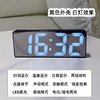【灯光柔和 时尚实用！】镜里穿越时空，梦中与自己相遇。温度提醒，声控触发。LED简约镜面电子闹钟化妆镜，学生上班族必备，USB电池两用，让懒惰的你方便起床，告别贪睡！ 商品缩略图8