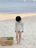 【女孩公主款泳衣，露背设计，长袖防晒】泳衣女孩 公主露背 防晒长袖连体泳衣 女童度假洋气甜美游泳装韩范-QQ 商品缩略图4