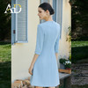 AD高级感职业连衣裙女士通勤OL西装裙夏季七分袖工作服上镜面试装 商品缩略图4