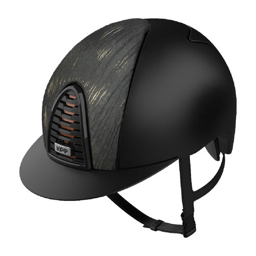 KEP马术头盔意大利进口女神黑CROMO 2.0TEXTILE黑色骑马头盔 商品图4