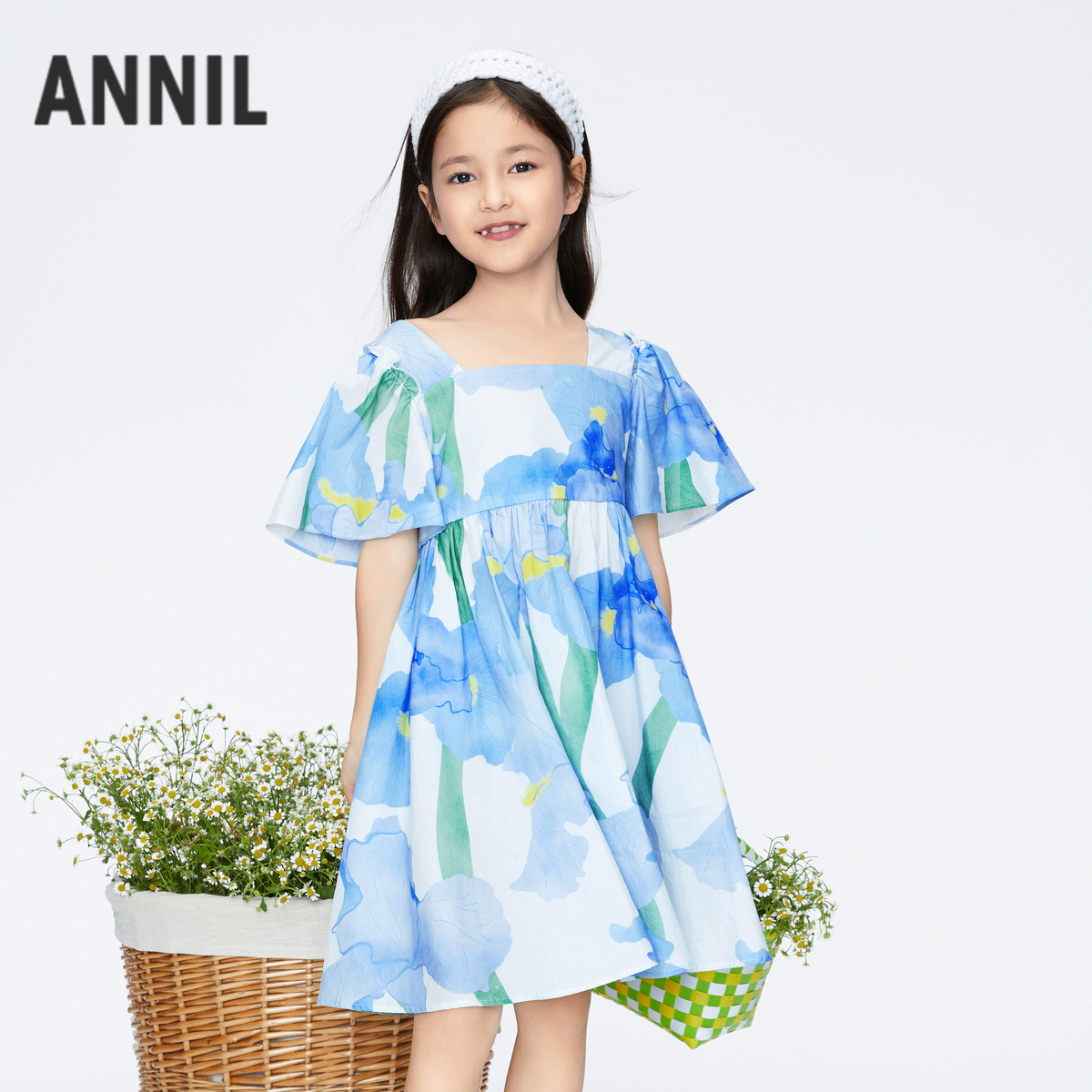 安奈儿女大童短袖	ag423803