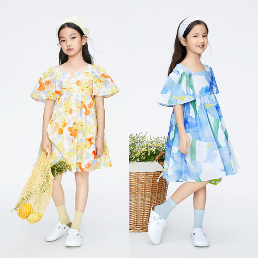 安奈儿女大童短袖	ag423803 商品图3