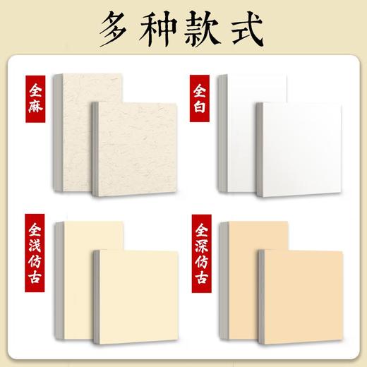 全麻国画卡纸镜面宣纸全白生宣熟宣半生熟生宣纸水墨画作品书法专 商品图2