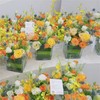 橙色系方缸桌花 商品缩略图1