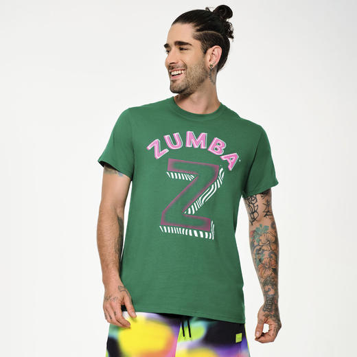 【乐刻甄选】尊巴5月28日热带雨林系列绿色短袖 商品图0