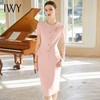 IWY/套装夏季粉色短袖西装两件套裙御姐范正式场合职业装ol工作服CS1999 商品缩略图4