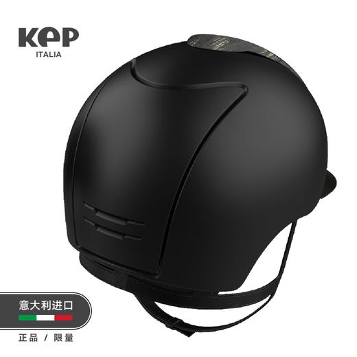 KEP马术头盔意大利进口女神黑CROMO 2.0TEXTILE黑色骑马头盔 商品图1