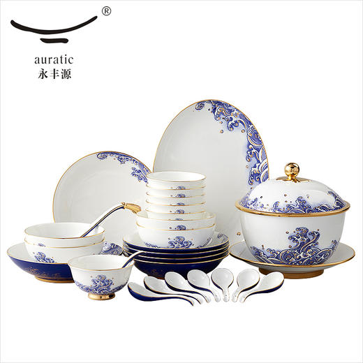 永丰源海上明珠 31头中式餐具 陶瓷套装家用结婚乔迁礼品 商品图1