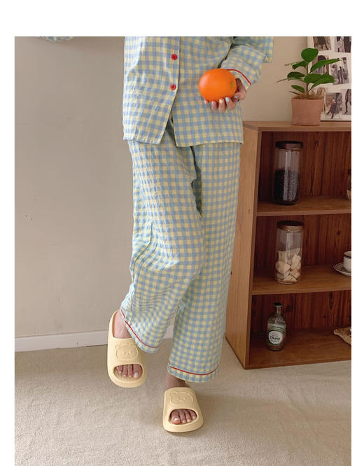 软萌可爱小熊拖鞋男女室内居家防滑踩屎感情侣夏季夏凉拖鞋TZ 商品图5