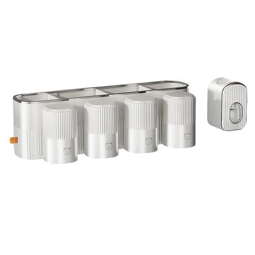 牙刷置物架免打孔刷牙漱口杯子卫生间挤牙膏神器牙刷杯套装壁挂式 商品图8