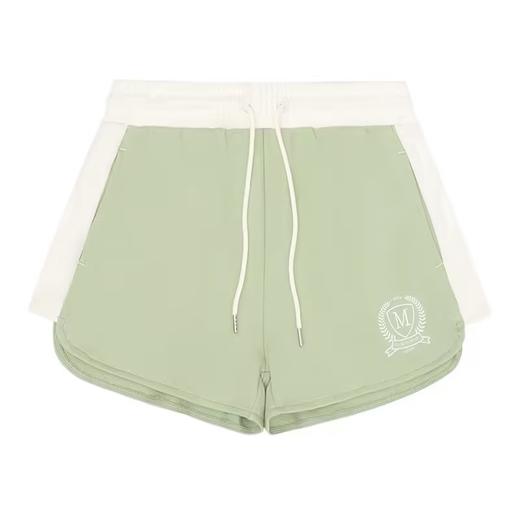 mostwantedlab彩虹/MWL-2312105/螺纹拼接复古校园刺绣短裤 商品图4