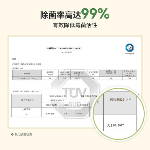 【6折特惠，仅2件，无货退款】Green Kulture 多功能抑菌抑霉清洁喷雾除菌天然去污剂 500ml 商品图3
