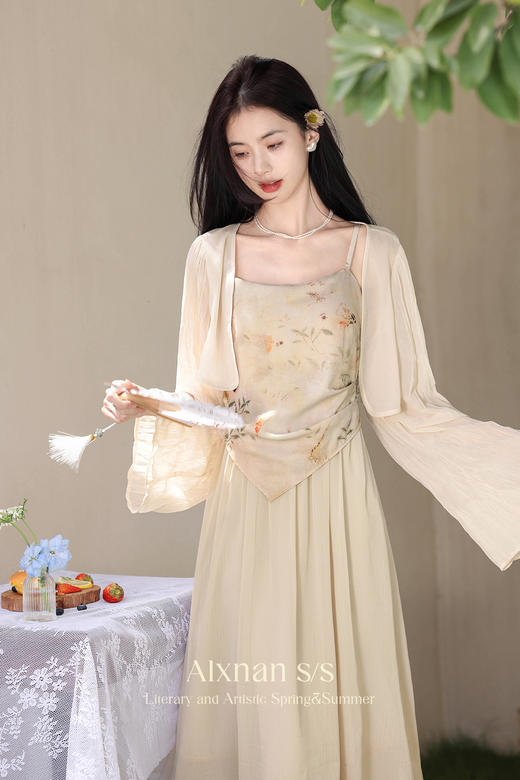 鹿向南「江南烟雨」新中式新款女夏设计感开衫L35330SY-1 商品图5