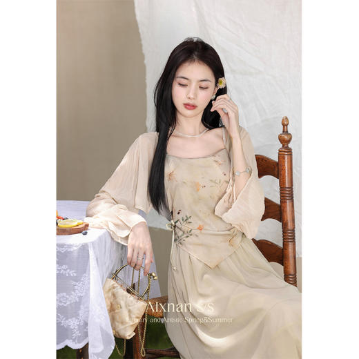 鹿向南「江南烟雨」新中式新款女夏设计感开衫L35330SY-1 商品图4