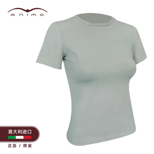 Animo意大利进口女款T恤运动短袖T恤马术体恤骑马薄款上衣 商品图2