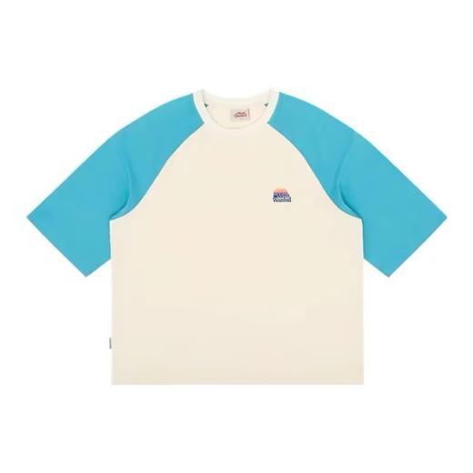 mostwantedlab彩虹/MWL-2334002/彩虹印花拼色插肩袖T恤 商品图4