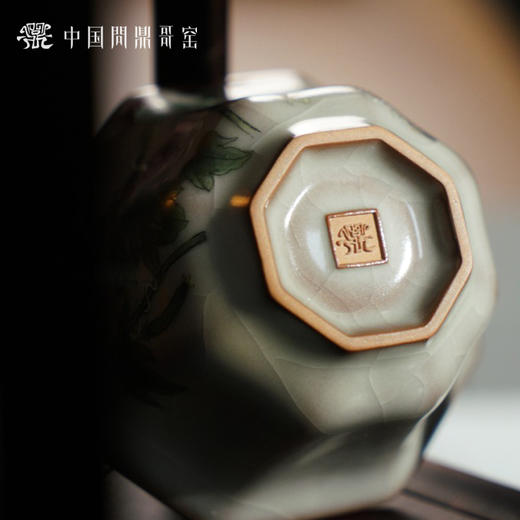 问鼎哥窑致巧款八方杯（盛夏园趣）（缺货） 商品图4