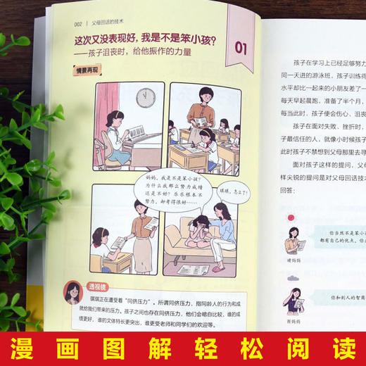 【全2册】漫画图解父母回话的技术+父母提问的艺术话说到孩子心里 商品图6
