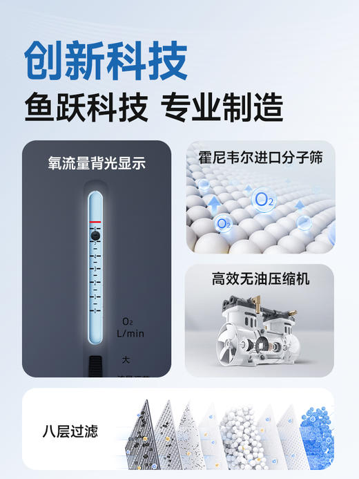鱼跃制氧机7F-6W 商品图4