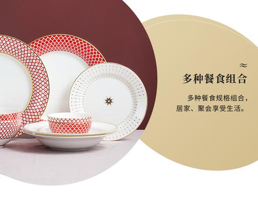  LOMONOSOV骨瓷盘子STAR系列家用陶瓷餐盘菜盘甜品盘西餐盘子 商品图8