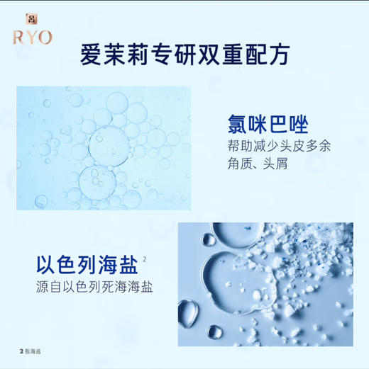 吕舒爽清润净澈去屑洗发水400ml 商品图2