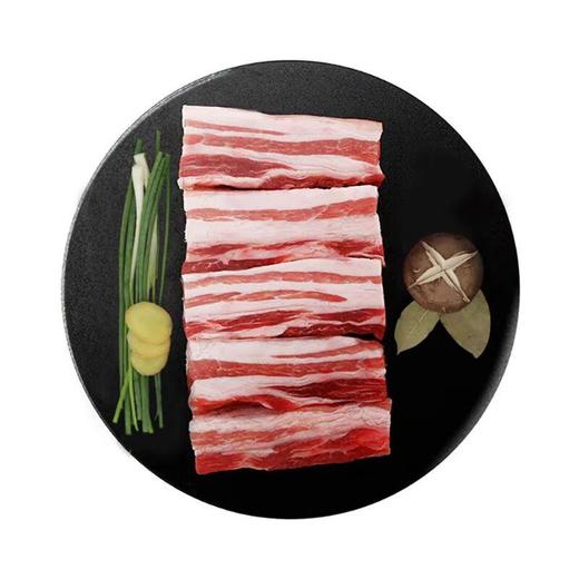 太湖黑黑猪五花肉 500g/盒 商品图0