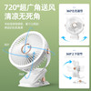 多功能夹式小风扇充电便携式夹扇大容量锂电池学生宿舍led台 灯小风扇 商品缩略图4