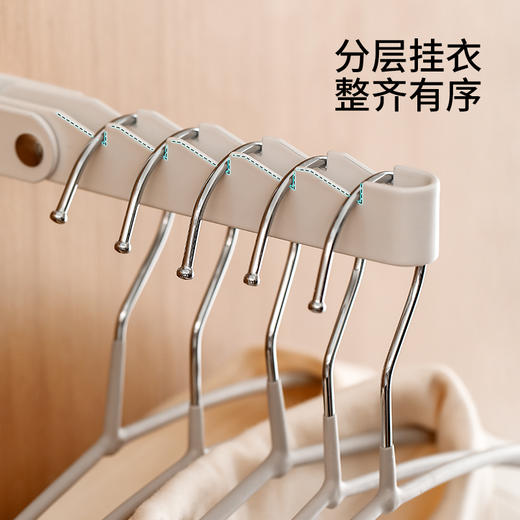 FaSoLa门后挂衣钩免打孔门上收纳挂架出差旅行酒店折叠便携晾衣架 商品图1