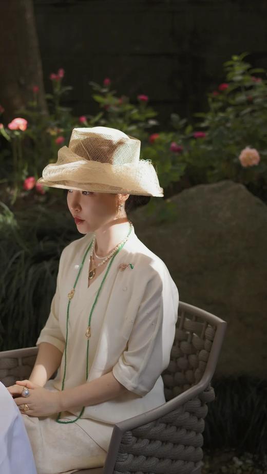 帝王绿蟠龙扣长珠链 商品图4