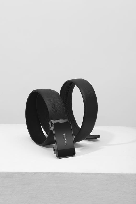 皮尔卡丹男士牛皮皮带自动扣官方正品都市休闲腰带 商品图2