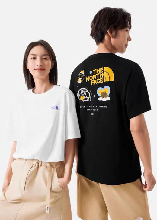 TNF北家新款情侣款爱心户外短袖 商品图5