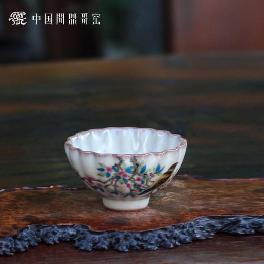 问鼎哥窑致巧款青莲杯（春来花繁）（缺货） 商品图0