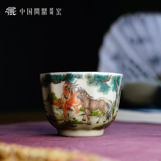 问鼎哥窑菩提杯（龙马精神）（缺货） 商品图0
